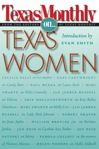 Stock image for Texas Monthly On . : Texas Women for sale by Better World Books