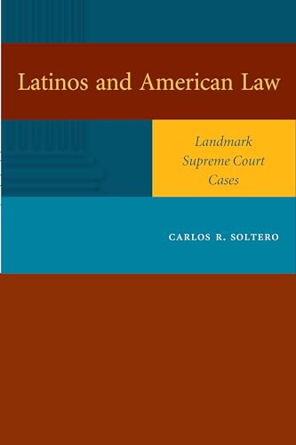 Beispielbild fr Latinos and American Law zum Verkauf von Blackwell's