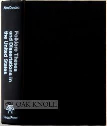 Beispielbild fr Folklore theses and dissertations in the United States (Publications of the American Folklore Society) zum Verkauf von Canary Books and Records