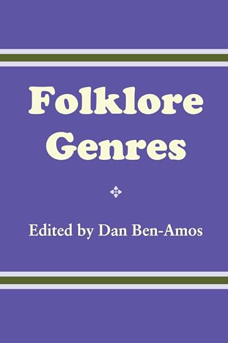 Stock image for Folklore Genres (Publications of the American Folklore Society) for sale by medimops