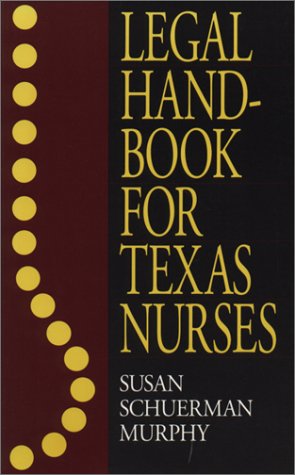 Beispielbild fr Legal Handbook for Texas Nurses zum Verkauf von HPB-Red