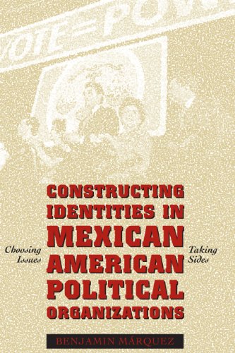 Beispielbild fr Constructing Identities in Mexican-American Political Organizations: Choosing Issues, Taking Sides zum Verkauf von Dunaway Books