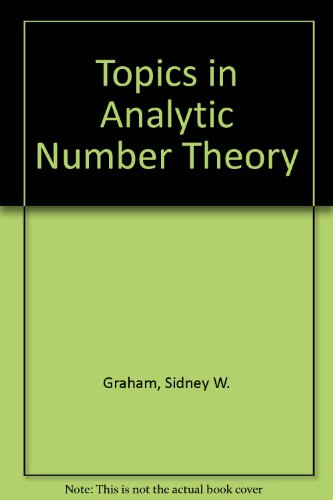 9780292755307: Topics in Analytic Number Theory