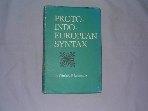 Stock image for Proto-Indo-European syntax, for sale by Books Unplugged