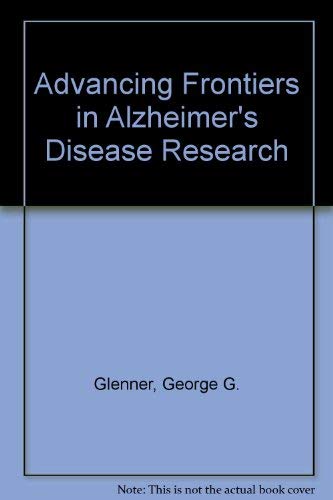 Imagen de archivo de Advancing Frontiers in Alzheimer's Disease Research a la venta por HPB-Red