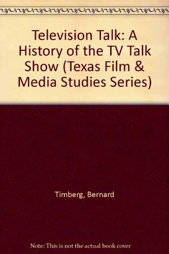 9780292781757: Television Talk: A History of the TV Talk Show