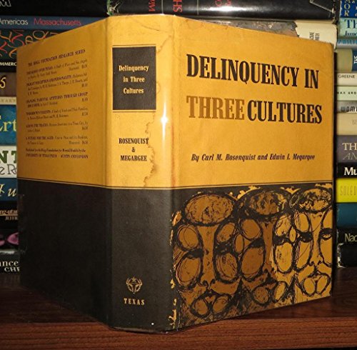 Stock image for Delinquency in Three Cultures for sale by Better World Books