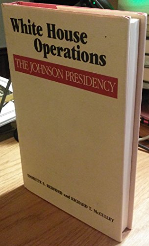 9780292790339: White House Operations: The Johnson Presidency