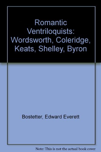 9780295739182: Romantic Ventriloquists: Wordsworth, Coleridge, Keats, Shelley, Byron