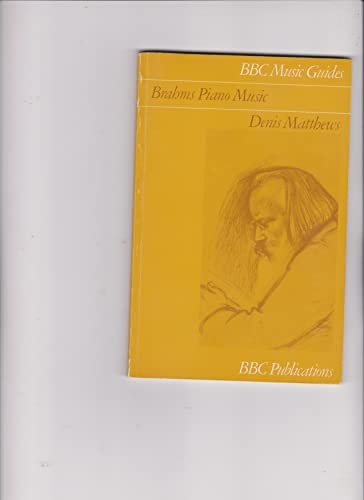 Imagen de archivo de Brahms Piano Music a la venta por Better World Books