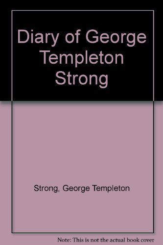 9780295965116: Diary of George Templeton Strong