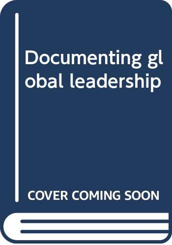 Imagen de archivo de Documenting global leadership a la venta por Open Books