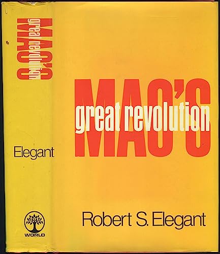 Beispielbild fr Mao's Great Revolution zum Verkauf von Better World Books