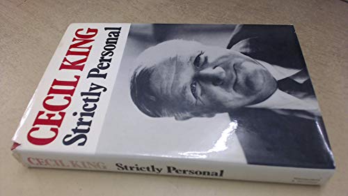 Stock image for Strictly personal: Some memoirs of Cecil H. King for sale by Cacklegoose Press