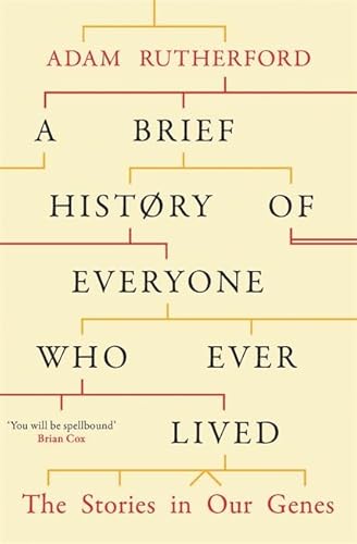 Imagen de archivo de A Brief History of Everyone Who Ever Lived: The Stories in Our Genes a la venta por WorldofBooks