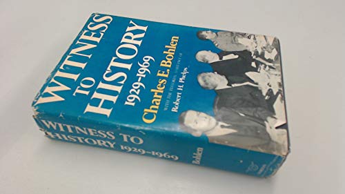 9780297766339: Witness to History, 1929-69