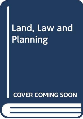 Beispielbild fr Land, Law and Planning zum Verkauf von Cambridge Rare Books