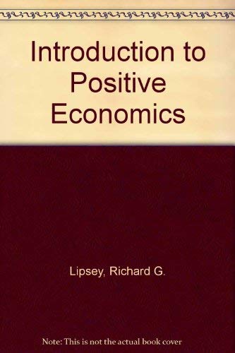 Imagen de archivo de Introduction to Positive Economics a la venta por WorldofBooks