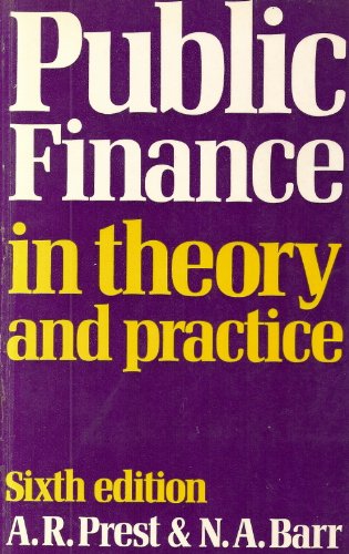 Stock image for Public finance in theory and practice for sale by ThriftBooks-Atlanta