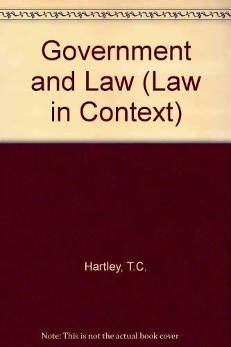 9780297779735: Government and Law (Law in Context)