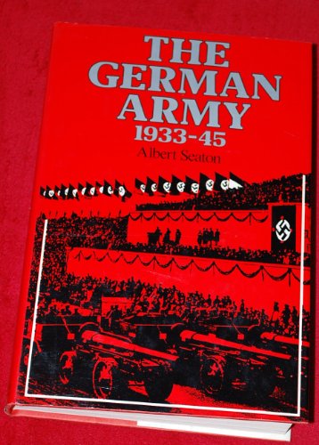 Beispielbild fr German Army, 1933-45 zum Verkauf von WorldofBooks