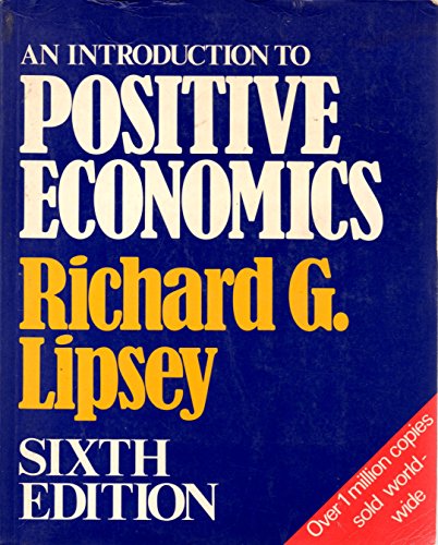 Beispielbild fr Introduction to Positive Economics zum Verkauf von AwesomeBooks