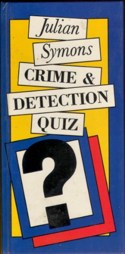 Imagen de archivo de Crime and Detection Quiz a la venta por 221Books