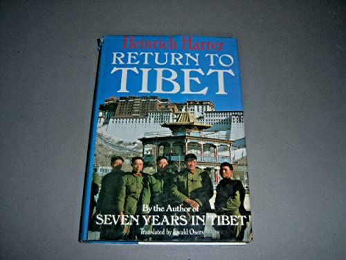 Imagen de archivo de Return to Tibet a la venta por ThriftBooks-Atlanta