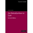 Imagen de archivo de Introduction to Law, An (Law in Context S.) a la venta por AwesomeBooks