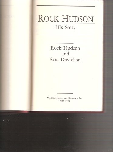 9780297788126: Rock Hudson: His Story