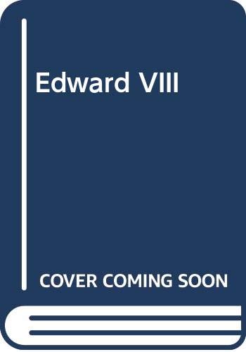 Stock image for Edward VIII for sale by WorldofBooks