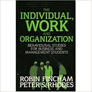 9780297791393: Individual, Work and Organization