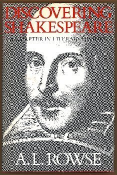 Stock image for Discovering Shakespeare: A Chapter in Literary History for sale by WorldofBooks