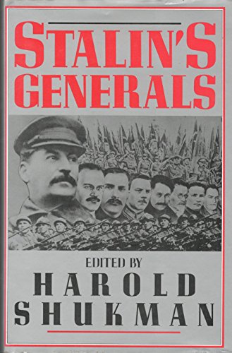 Beispielbild fr Stalin's Generals zum Verkauf von Ergodebooks