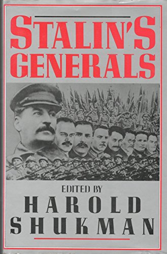 Stock image for Stalin's Generals for sale by Ergodebooks