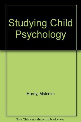 9780297820055: Studying Child Psychology