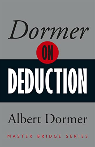 Imagen de archivo de Dormer on Deduction (Master Bridge Series) a la venta por Books From California