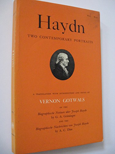 Stock image for Haydn Two Contemporary Portraits for sale by Wonder Book