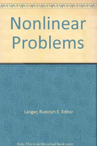 Stock image for Nonlinear Problems for sale by Book Bear