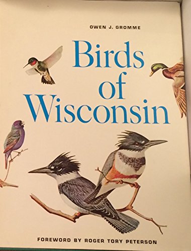 Stock image for Birds of Wisconsin for sale by Michael Patrick McCarty, Bookseller