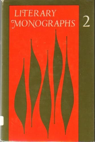 9780299054106: Literary Monographs: Vol. 2