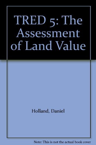 Stock image for TRED 5: The Assessment of Land Value for sale by Book House in Dinkytown, IOBA