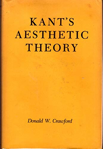 Kant's aesthetic theory - Crawford, Donald W