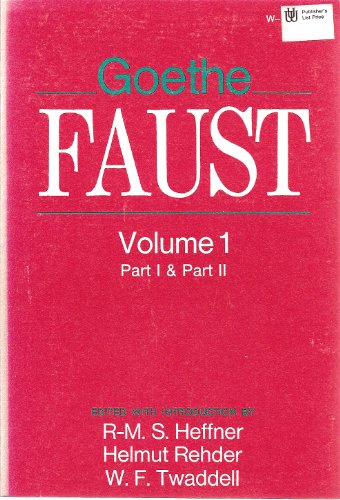 Stock image for Faust, Vol. 1 (Part 1 & 2) (German and English Edition) for sale by Irish Booksellers