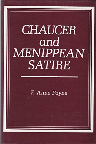 Beispielbild fr Chaucer and Menippean Satire zum Verkauf von Wonder Book