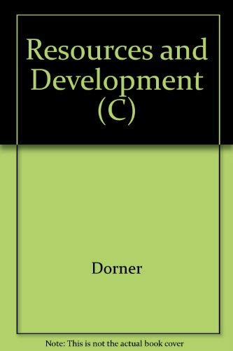 9780299082505: Resources and Development: Natural Resource Policies and Economic Development in an Interdependent World