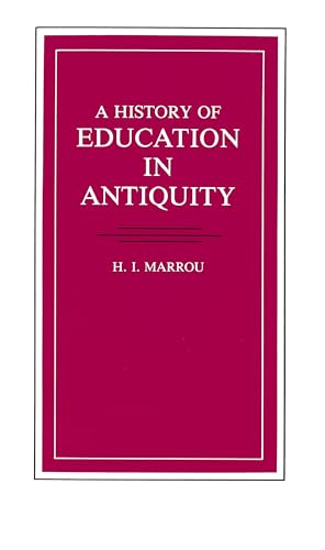 9780299088149: A History Of Education In Antiquity (Wisconsin Studies in Classics)