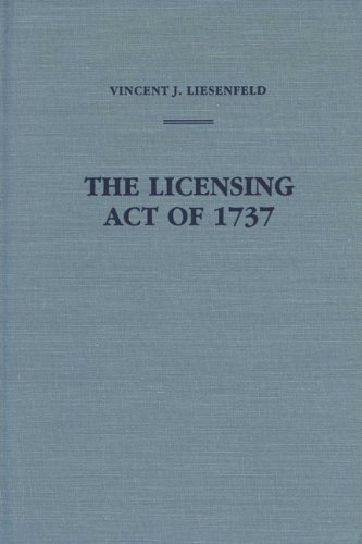 The Licensing Act of 1737