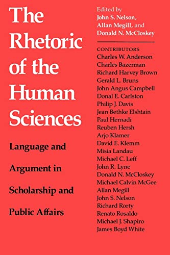 9780299110246: Rhetoric Of The Human Sciences: Language And Argument In Scholarship And Public Affairs