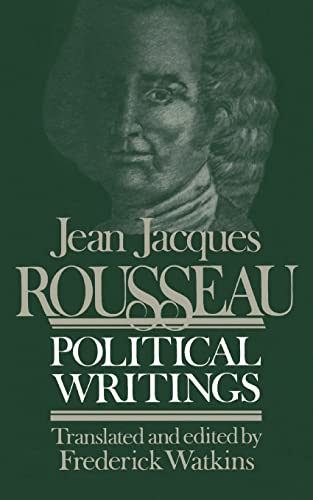 Imagen de archivo de Jean Jacques Rousseau : Political Writings a la venta por Better World Books